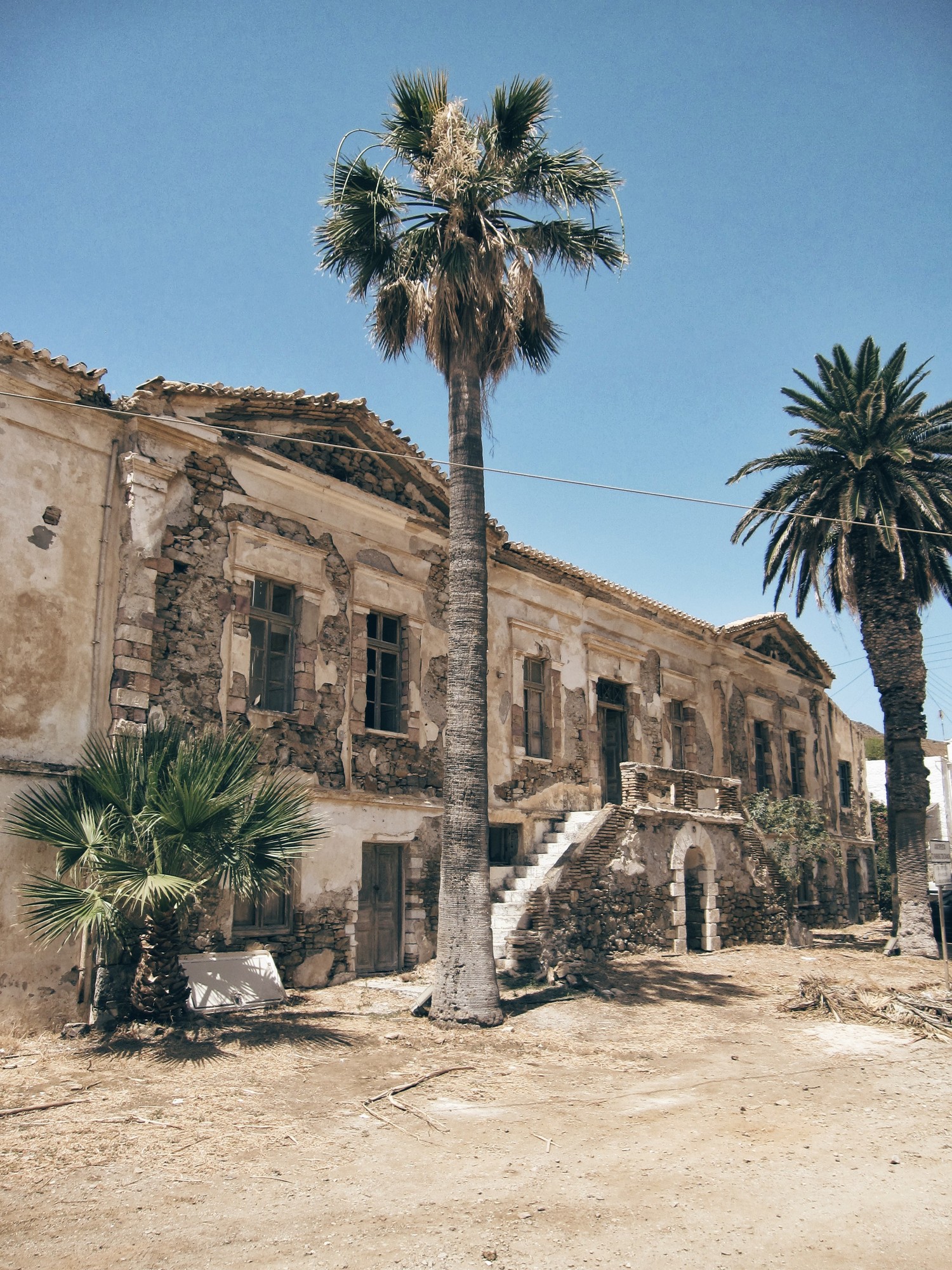 The old HQ of Serifos' mining company, soon to house the mining museum