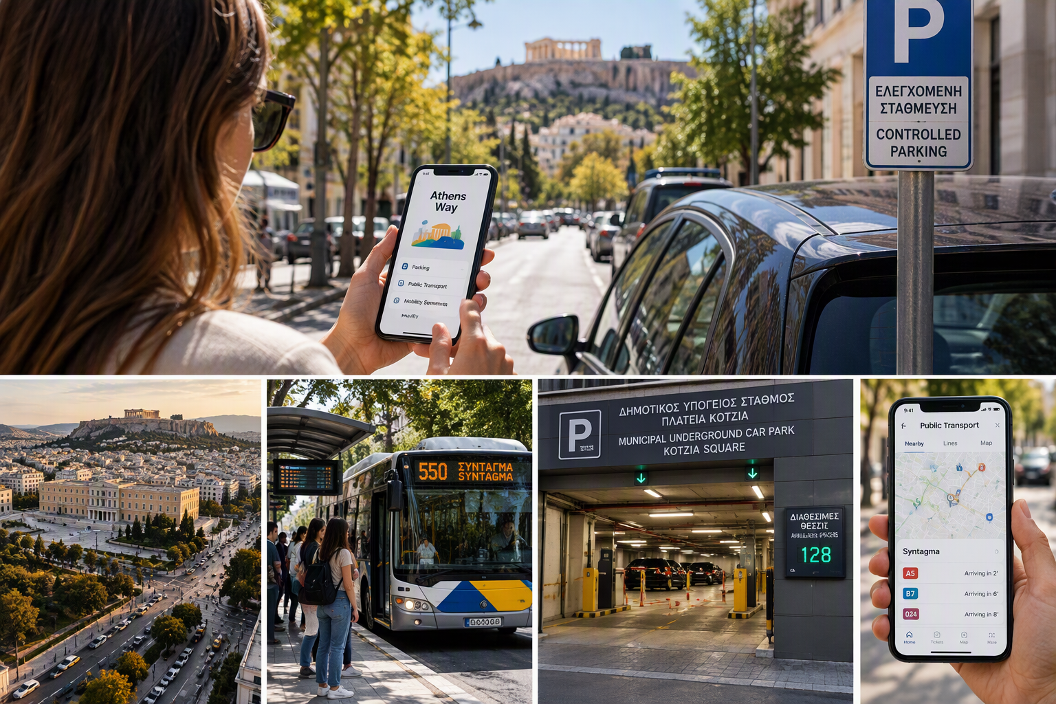 The app combines journey planning, parking management and mobility services in a single platform.