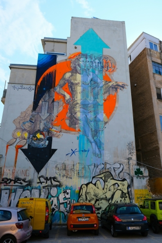 Graffiti in Athens Graffiti in Athens